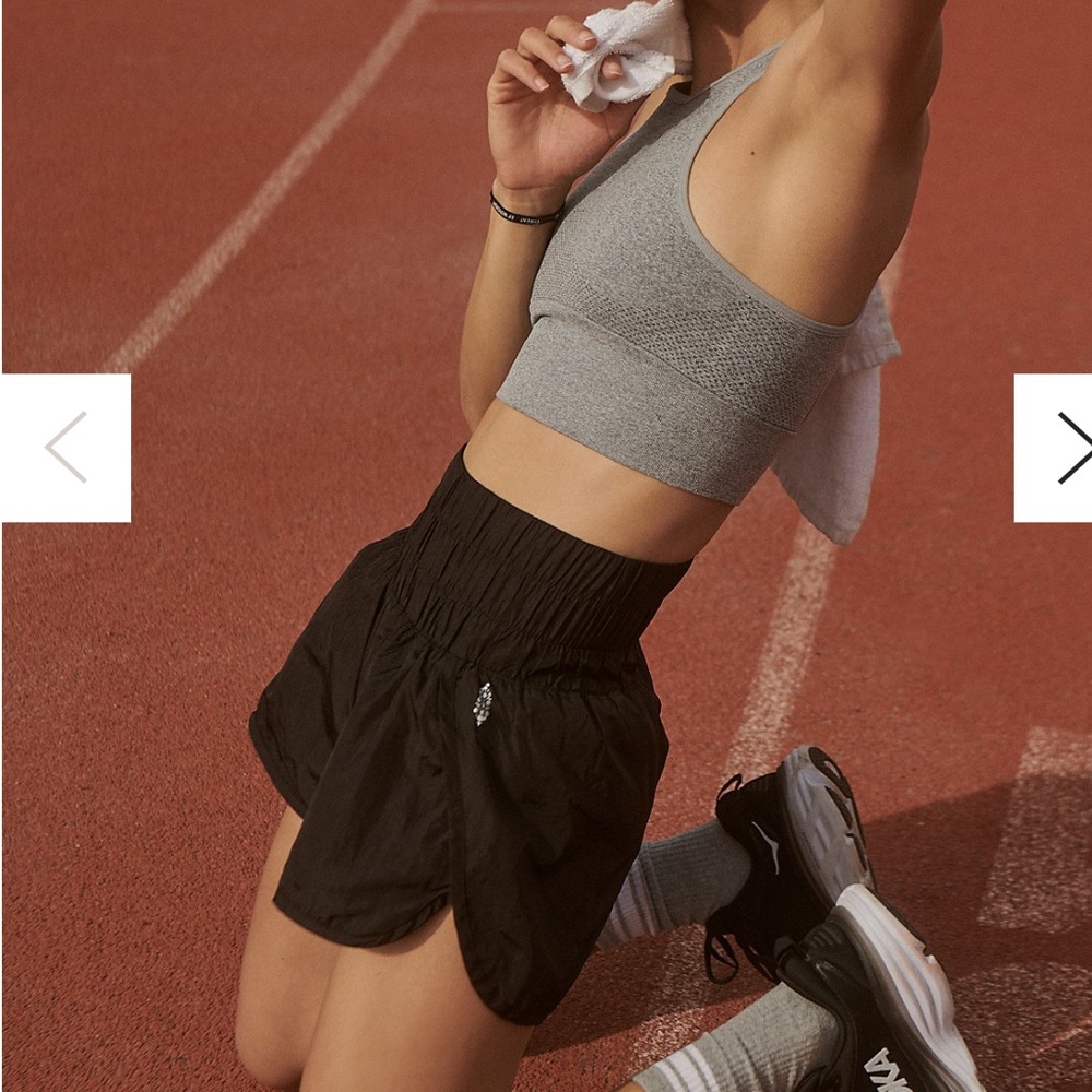 Free people black athletic way home short